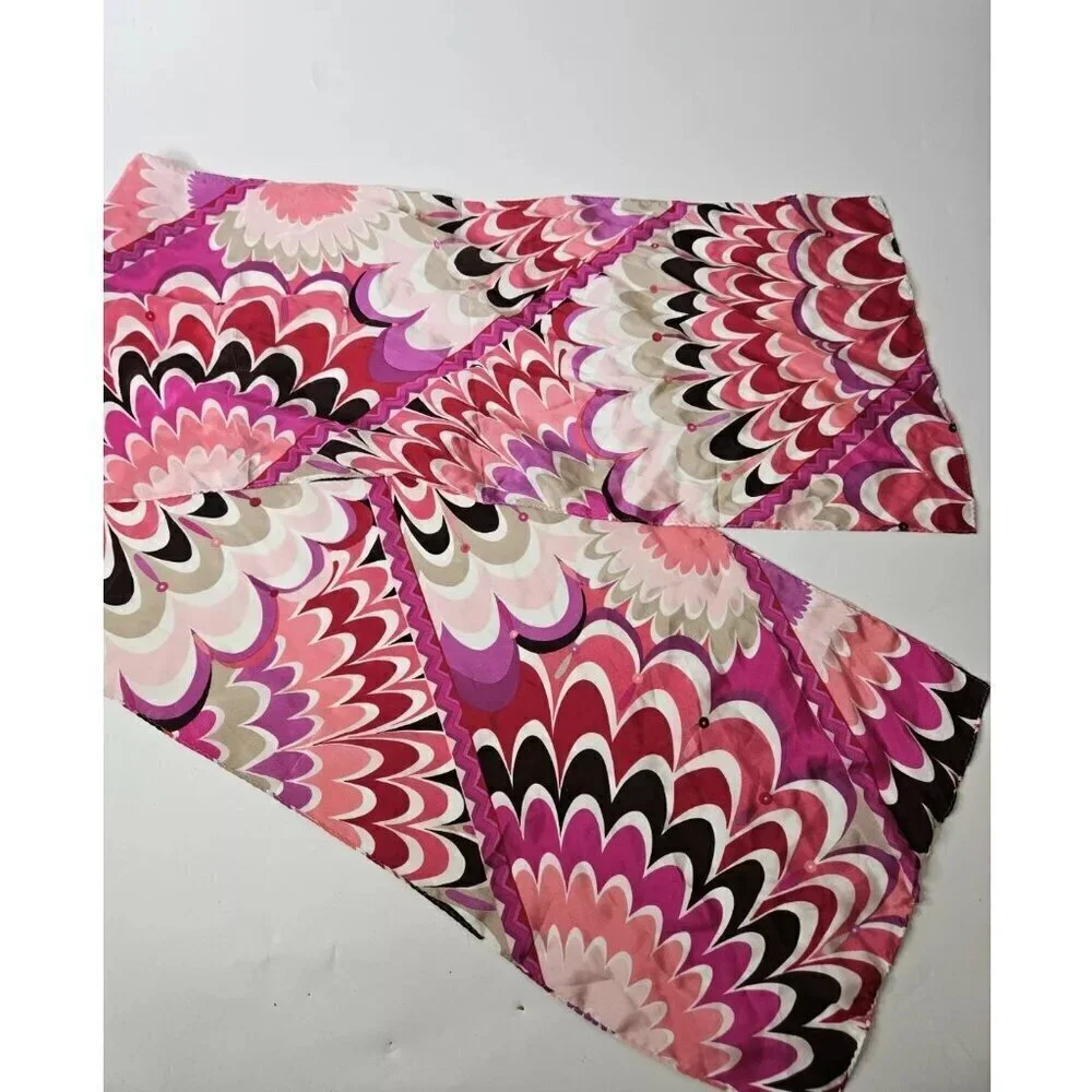 COLLECTION EIGHTEEN 100% SILK MULTICOLOR SCARF